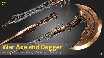 Axe & Sword Tutorial Full Process Trailer