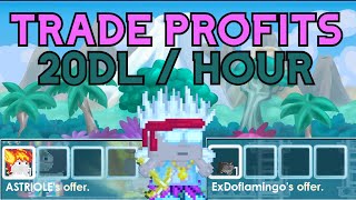 20DL PROFIT IN 1 HOUR [TRADE PROFITS] 2023 | Growtopia