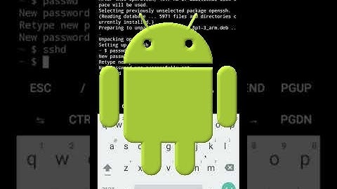 Running an SSH Server on your Android Phone #short