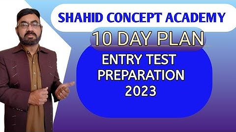 Entry Test Preparation | Sir Syed,Karachi,Ned, University | Information In This Video || Sir Shahid