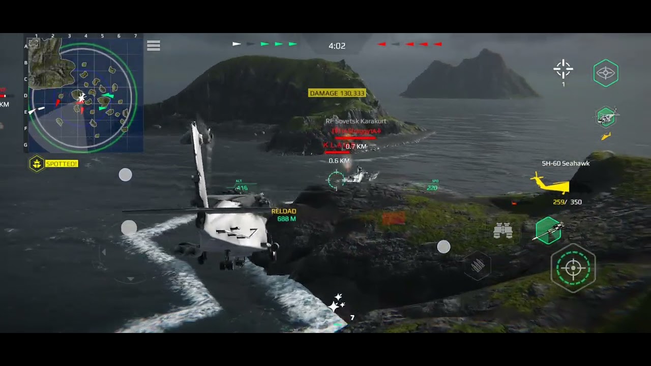 Fight began in arabeansee in game of warship strick 
