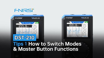 FNIRSI DST-210 Oscilloscope Multimeter | How to Switch Modes & Master Button Functions⚡#fnirsi#howto