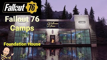 Fallout 76 Camp Build ( Modern Foundation House )