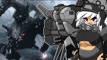 Filtered by Attack Helicopter Girl. (Armored Core 6 Joke Animation)