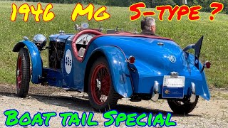 The 1946 MG S-Type boat tail special