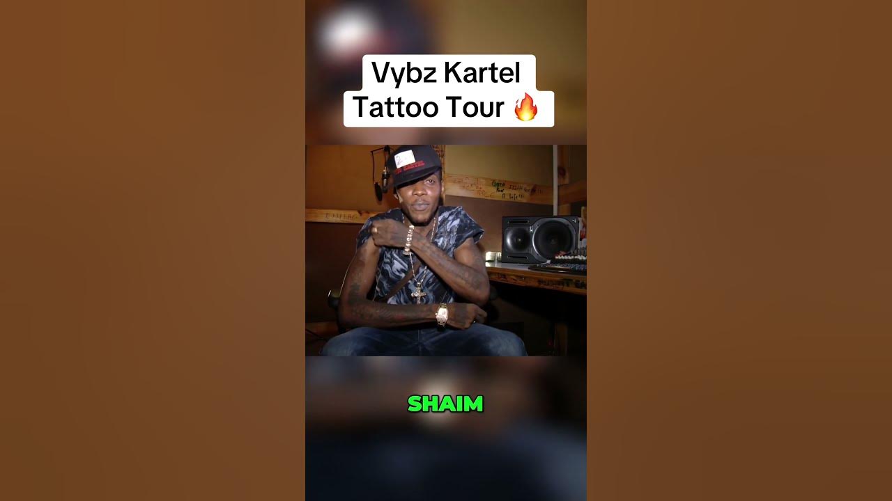 Vybz Kartel gives a tattoo tour 🔥 #dancehall#vybzkartel #vybzkartelmuzik  #dancehallculture