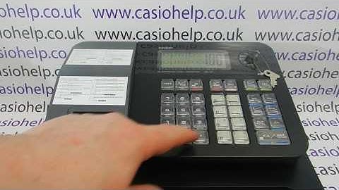 E Error Till Not Working Casio SE-G1 / SE-S700 / SM-T273 / PCR-T273 Cash Register