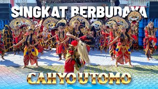 Tercengang !! Keren Barongan Cahyo Utomo Singkat Berbudaya di Stadion Sultan Fatah Demak