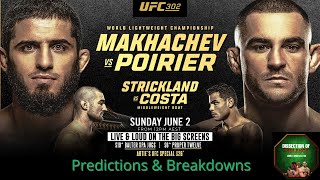 UFC 302 Makhachev vs Poirer Predictions/Breakdowns & Best Bets!