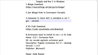 Run C in VS Code In Windows A Quick Guide