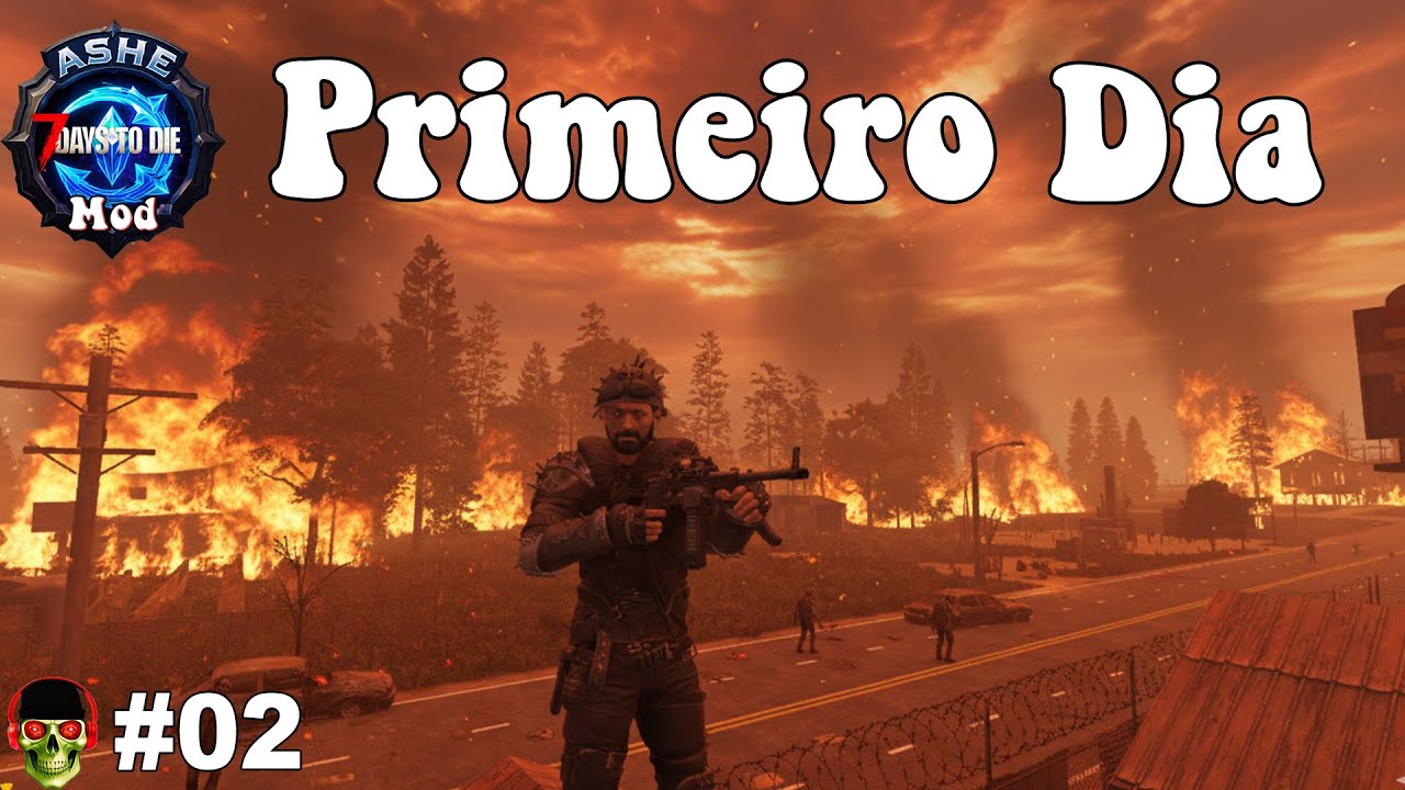 Primeiro Dia 🏹 7Dtd Mod Ashe Dominium 🏹 EP02