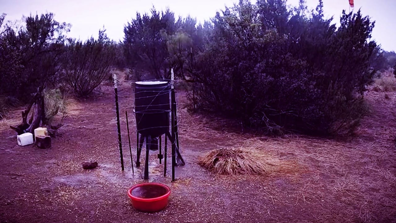 10 Hours of rain on the ranch. Rain sounds for sleeping and relaxing ...