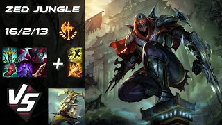 JUNGLE Zed vs Master Yi - EU Challenger Patch 25.S2.5