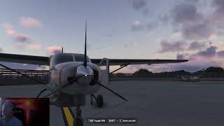 Flying for FedEx in the USA KEWR-KBOS with the C208 Caravan from Blacksquare.