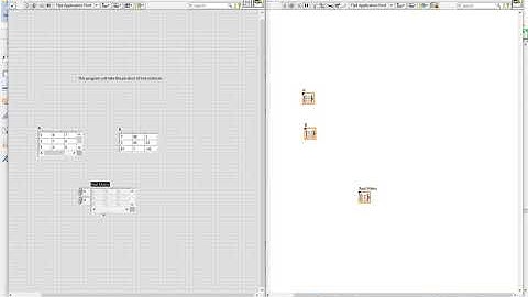 LabVIEW  - 08 - Matrices & Arrays