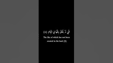 كرومات سوداء _ عمرو علي الترباني _ سورة الفجر #تلاوات #قرآن #تلاوة_خاشعة