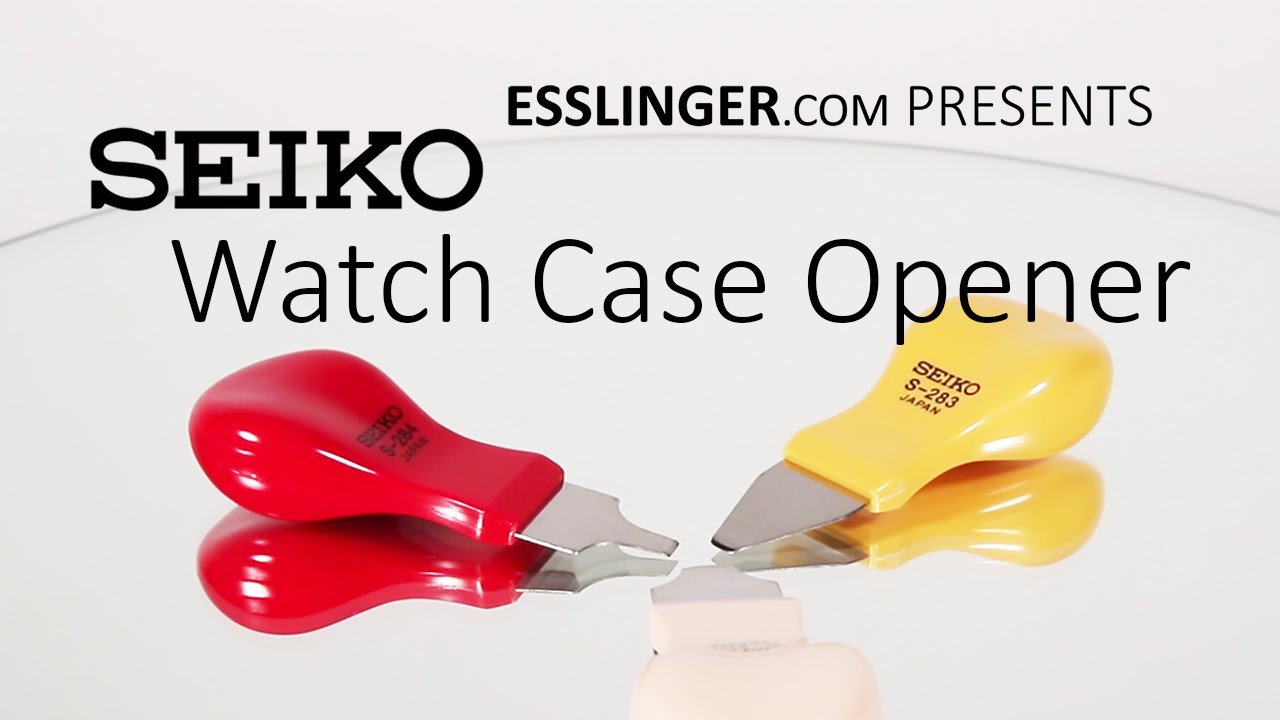 Seiko Watch Back Openers Watchmakers Case Knife - YouTube