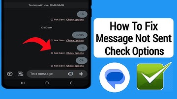 Message Not Sent Check Options Problem (2025) | how to fix not sent check options