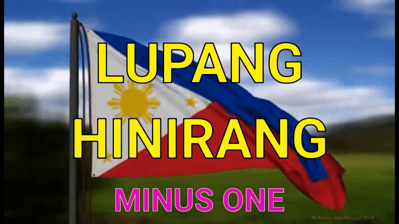 LUPANG HINIRANG Minus One YouTube LUPANG HINIRANG Minus One YouTube