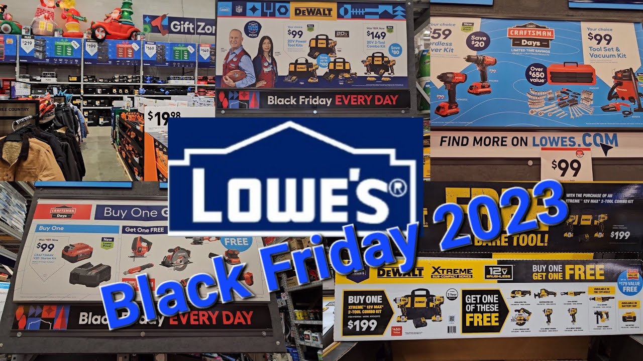 Dụng cụ, vặn vít, khoan, cưa búa LOWE'S black Friday sales, deals