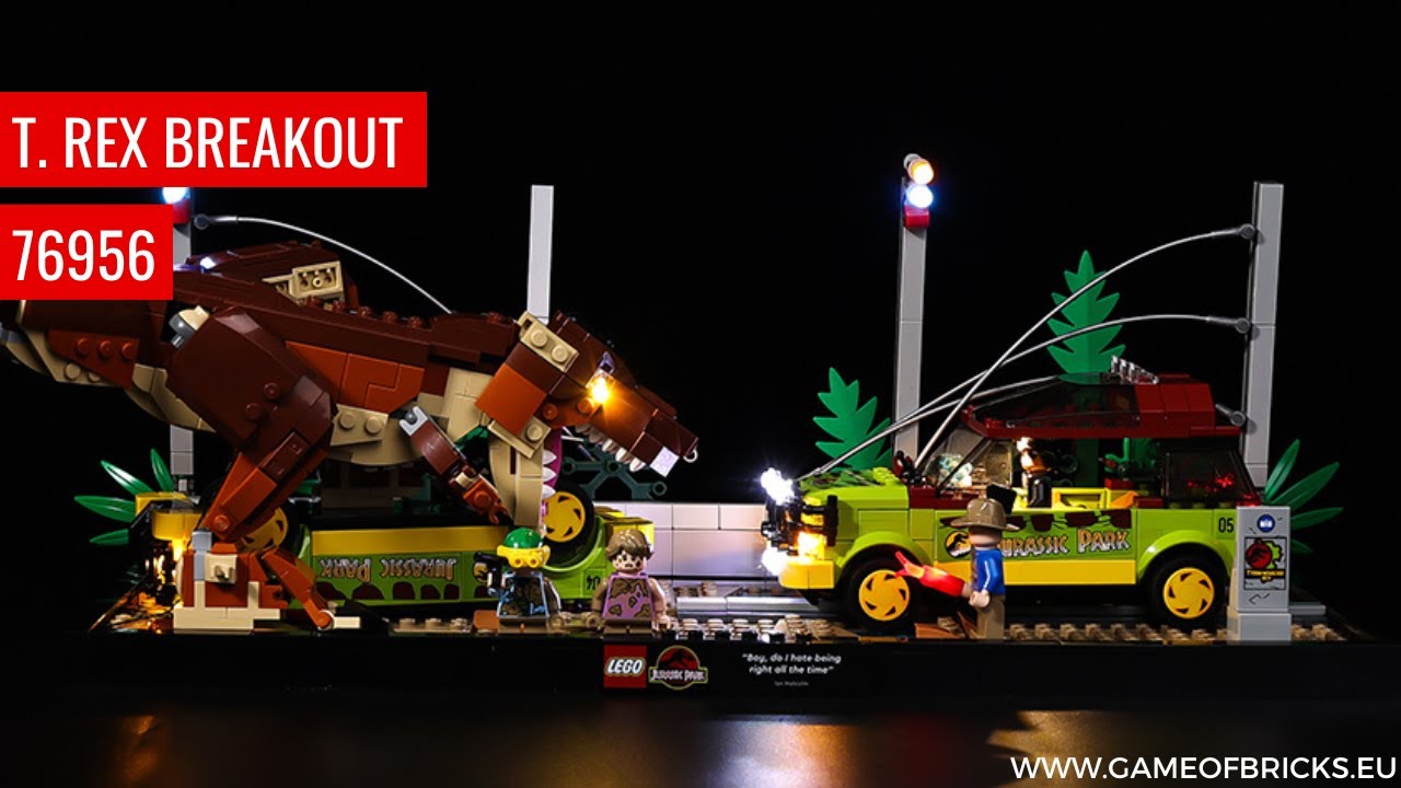 LED Light Kit for LEGO T. rex Breakout 76956 Light Kit