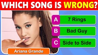 Guess the WRONG Song | Which song is NOT their song?