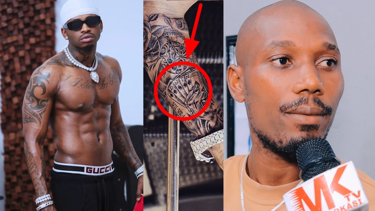 Usicho Kijua Kuhusu Tattoo za Msanii Diamond Platnumz Aina na Maana Zake