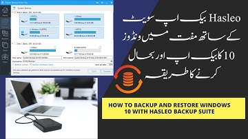 How to Backup and Restore Windows 10 for Free with Hasleo Backup Suite | hasleo disk clone