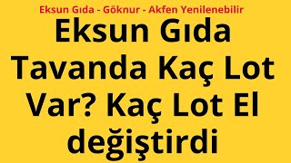 Eksun Gıda Halka Arzlarda Tavanda Kaç Lot Var? İşte El Değiştiren Hisse Sayısı!