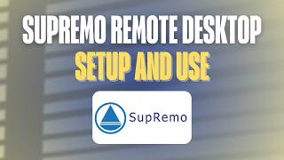 Supremo Remote Desktop Tutorial — Setup and Use Step-by-Step (2026) screenshot 1