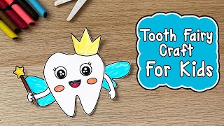 Tooth Fairy Craft | Dental Health Month Activity For Kids