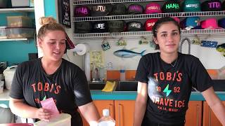 Tobi's Shave Ice in  Paia, Maui, Hawaii