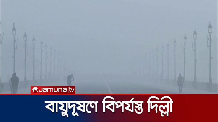 দিল্লিতে ভয়াবহ বায়ুদূষণ; দিল্লি ছেড়ে নিরাপদে অবস্থান করার পরামর্শ | Delhi Pollution | Jamuna TV