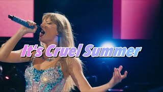 【Live和訳】Cruel Summer/Taylor Swift - ひと夏の関係
