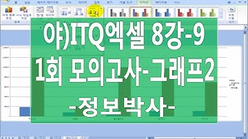 [ITQ엑셀3기 8강-9]ITQ엑셀 모의고사1회 풀이 - [제4작업] 그래프2