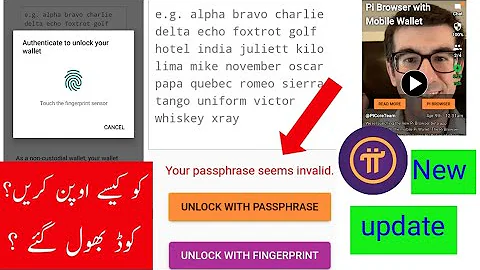 unlock with passphrase | pi browser code copy problem |