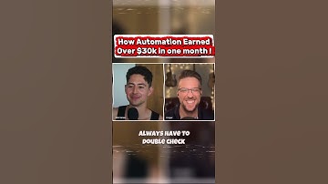 How Automation Earned over 30k$ in one month || #ai #nicksaraev @nicksaraev #usa #us