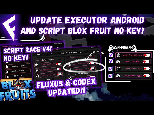 UPDATE ] BLOX FRUIT SCRIPT MOBILE AND FLUXUS NEW UI!