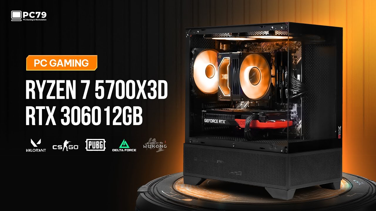 5700x3d、b550m、RTX3060 12GB、DDR4 16GB×2他 Có Đáng Mua PC 19