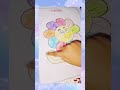 beautiful flower colouring with Iznah