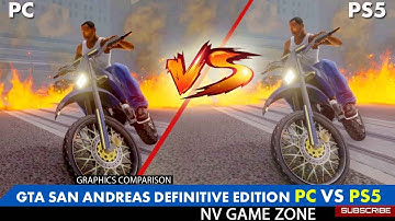 Grand Theft Auto San Andreas Definitive Edition | PS5 VS PC | Graphics Comparison | Side By Side