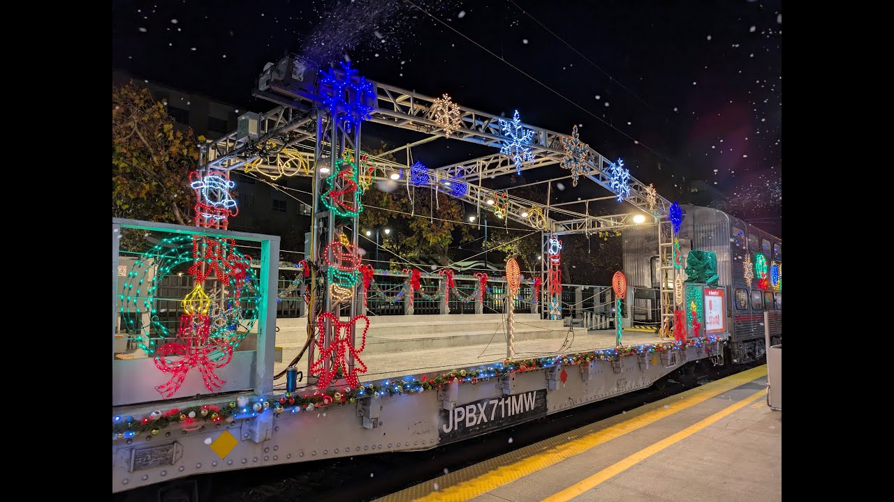 Caltrain christmas train 2025