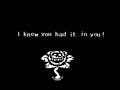 Undertale - NO MERCY - All boss deaths and different dialogue