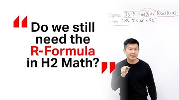 Do We Still Need The R-Formula In A Level H2 Math? | O-Level Additional Math, A-Level H2 Math