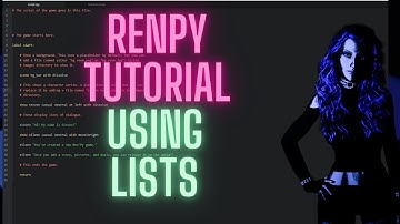 Renpy Tutorial | Introduction To List Variables