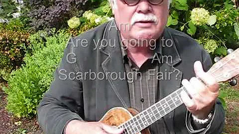 SCARBOROUGH FAIR for UKULELE - UKULELE LESSON / TU...