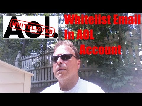 How to Whitelist an Email Address in AOL