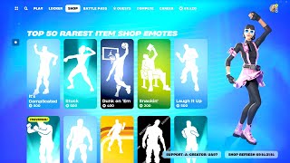 Fortnite NEW Top 50 RAREST Emotes!