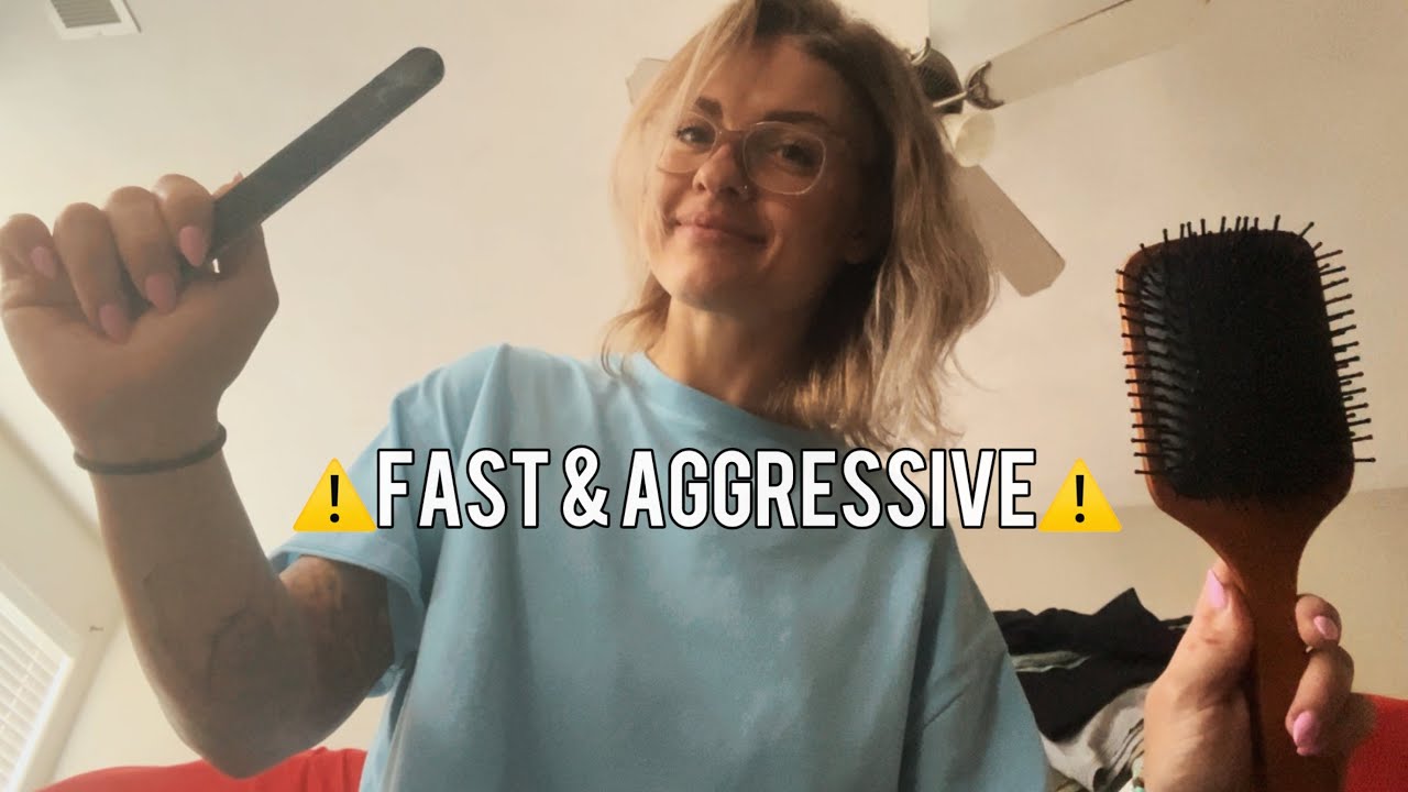 FAST & AGGRESSIVE ASMR💥⚡️ CHAOTIC LOFI TRIGGERS FOR MAX TINGLES