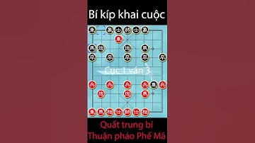 Học khai cuộc nhanh Phi đao khai cuộc Quất trung bí